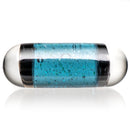 Steve H Glass - Standard Series Pillar - Tiger - Blue Stardust - The Cave