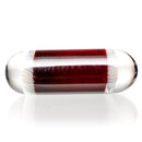 Steve H Glass - Artist Series Pillar - Classic Rainbow Mandala - Pomegrante - The Cave