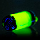 Steve H Glass - Artist Series Pillar - Black & White Monogram - UV Illuminati - The Cave