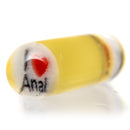 Steve H Glass - Artist Series Pillar - I Love Anal - UV Illuminati - The Cave