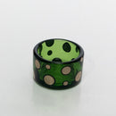 Jag - Dish - Green Silver Circles - The Cave