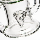 Tube Sock Glass Hustle - Brain Bubbler - Green Stardust Accent - The Cave