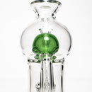Tube Sock Glass Hustle - Brain Bubbler - Green Stardust Accent - The Cave