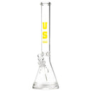 US Tubes - 18" Beaker 50x5 - Ice Pinch - Light Yellow Classic Label - The Cave