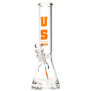 US Tubes - 12" Beaker 50x5 - Ice Pinch - Orange Classic Label - The Cave