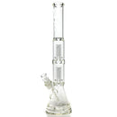 US Tubes - 21" Double Circ Beaker w/ 24mm - 50x5 - White Vertical Label - The Cave