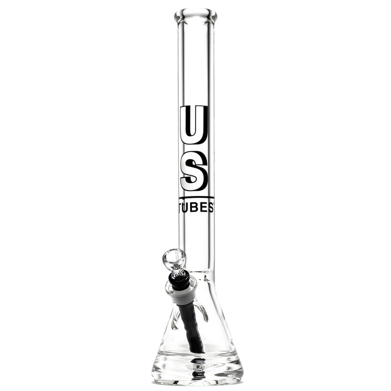 US Tubes - 20" Beaker 50x9 w/ 24mm Joint - Constriction - Black Shadow Label - The Cave