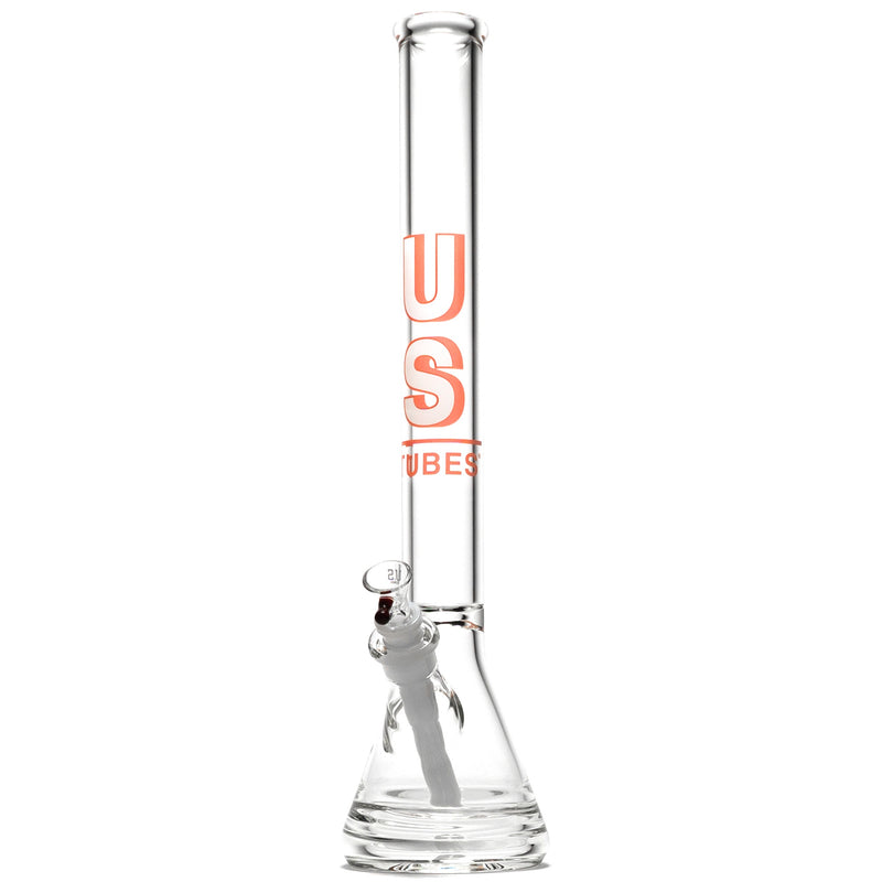 US Tubes - 20" Beaker 50x7 w/ 24mm Joint - Constriction - Red Shadow Label - The Cave