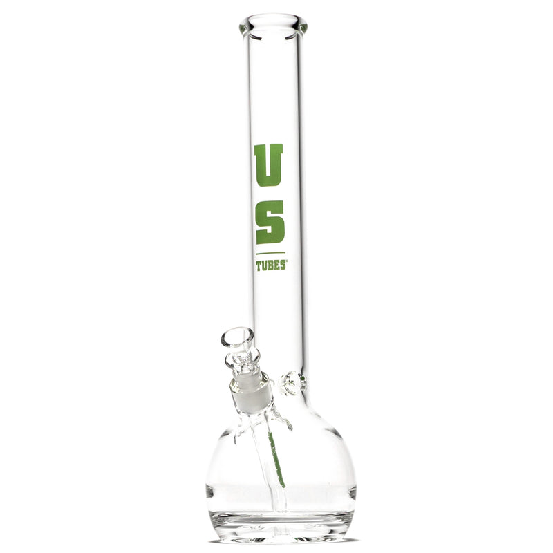 US Tubes - 17" Round Bottom 50x5 - Ice Pinch - Lime Green Classic Label - The Cave