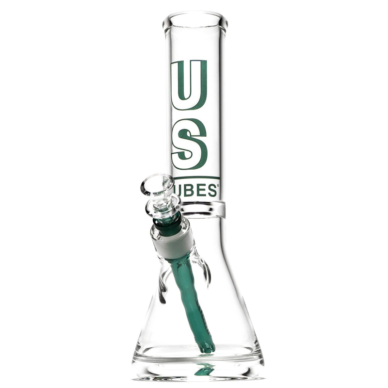 US Tubes - 12" Beaker 50x5 - Constriction - Teal Shadow Label - The Cave