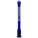 US Tubes - 18/14mm Female 3 Slit Downstem - 6.0" - Blue w/ White - The Cave