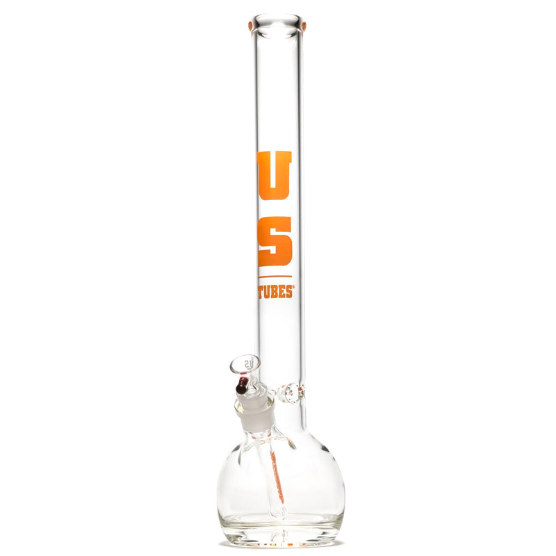 US Tubes - 20" Round Bottom 50x5 w/ 24mm Joint - Ice Pinch - Orange Classic Label - The Cave