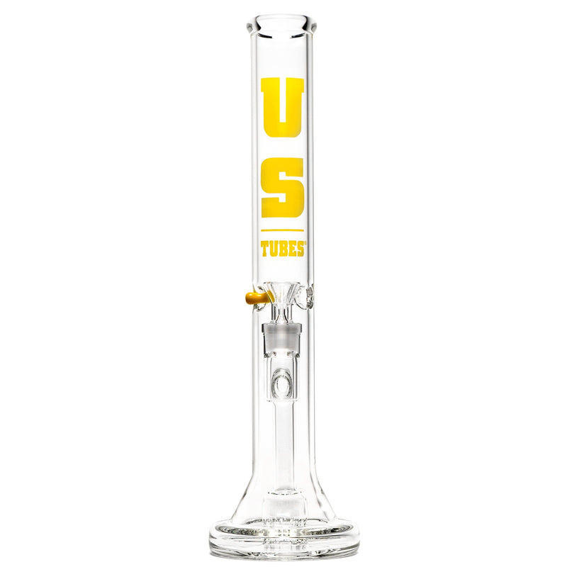 US Tubes - 17" Fixed Hybrid Tube - Circ - Ice Pinch - Light Yellow Classic Label - The Cave