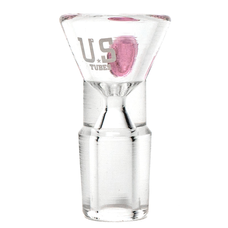 US Tubes - 24" Beaker w/ 24mm - 60x9 - Constriction - Pink Vertical Label - The Cave