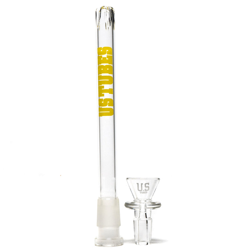 US Tubes - 18" Beaker 50x5 - Ice Pinch - Light Yellow Classic Label - The Cave