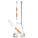US Tubes - 12" Beaker 50x5 - Ice Pinch - Orange Classic Label - The Cave