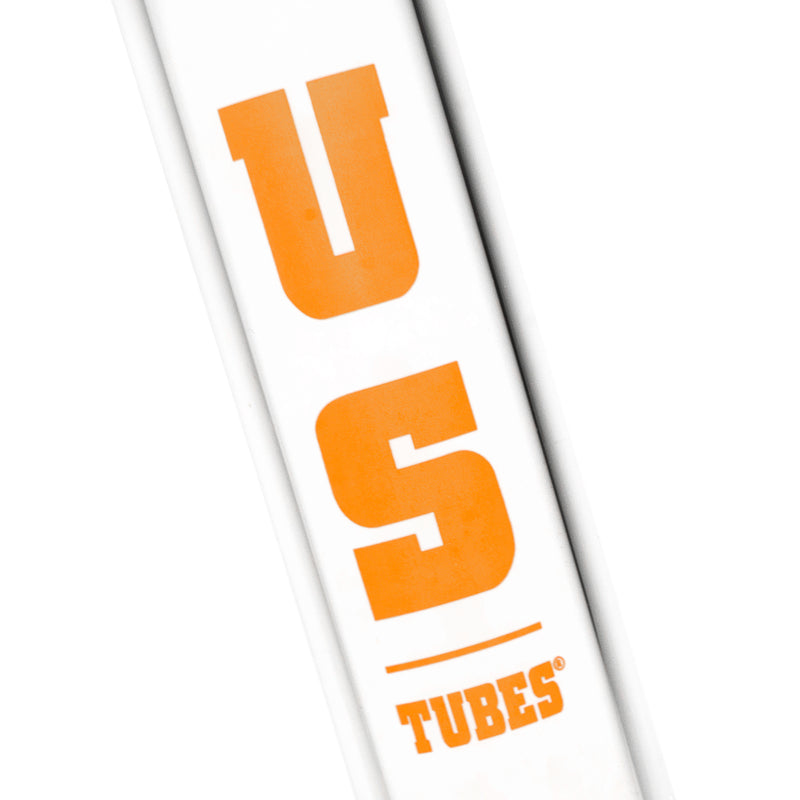 US Tubes - 12" Beaker 50x5 - Ice Pinch - Orange Classic Label - The Cave