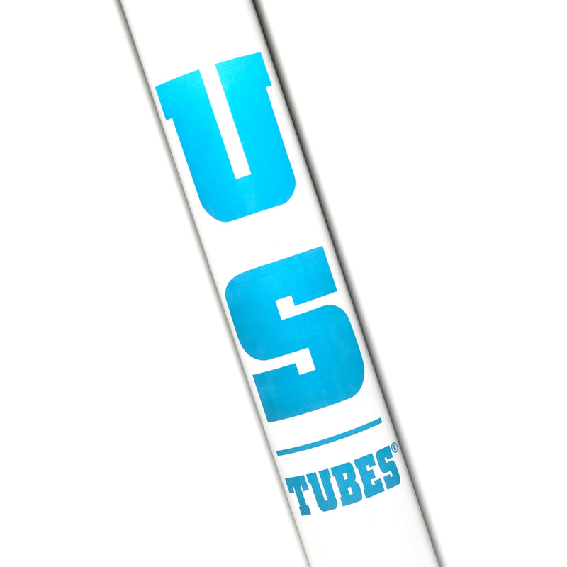 US Tubes - 20" Round Bottom 50x5 w/ 24mm Joint - Ice Pinch - Light Blue Classic Label - The Cave