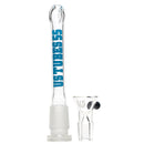 US Tubes - 20" Round Bottom 50x5 w/ 24mm Joint - Ice Pinch - Light Blue Classic Label - The Cave
