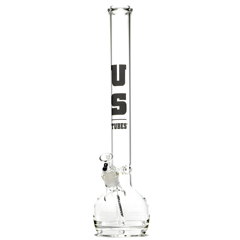 US Tubes - 20" Round Bottom 50x5 w/ 24mm Joint - Ice Pinch - Black Classic Label - The Cave