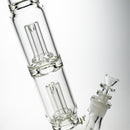 US Tubes - 21" Double Circ Beaker w/ 24mm - 50x5 - White Vertical Label - The Cave