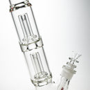 US Tubes - 21" Double Circ Beaker w/ 24mm - 50x5 - Pink Classic Label - The Cave