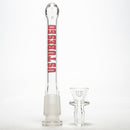 US Tubes - 21" Double Circ Beaker w/ 24mm - 50x5 - Pink Classic Label - The Cave