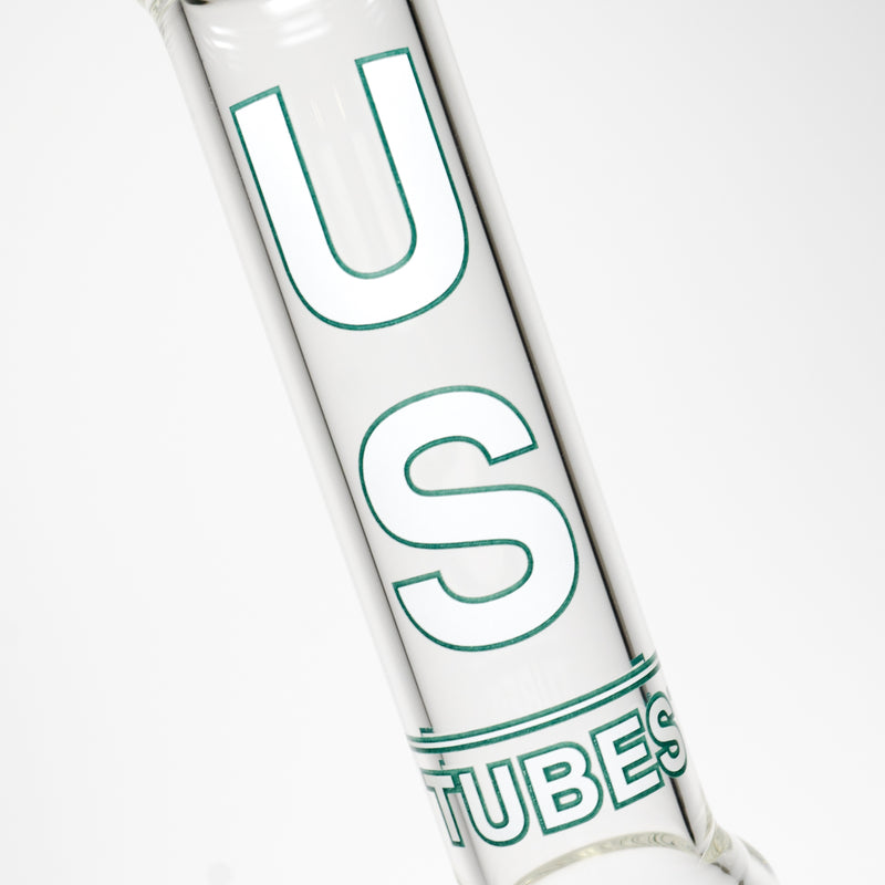 US Tubes - 16" Hybrid Fixed Circ Dome - 50x5 - White & Green Vertical Label - The Cave