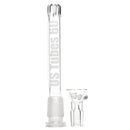 US Tubes - 20" Beaker 50x9 w/ 24mm Joint - Constriction - White Vertical Label - The Cave