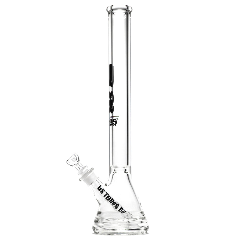 US Tubes - 20" Beaker 50x9 w/ 24mm Joint - Constriction - Black Vertical Label - The Cave