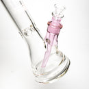 US Tubes - 13" Beaker 50x7 - White & Pink Vertical Label - The Cave