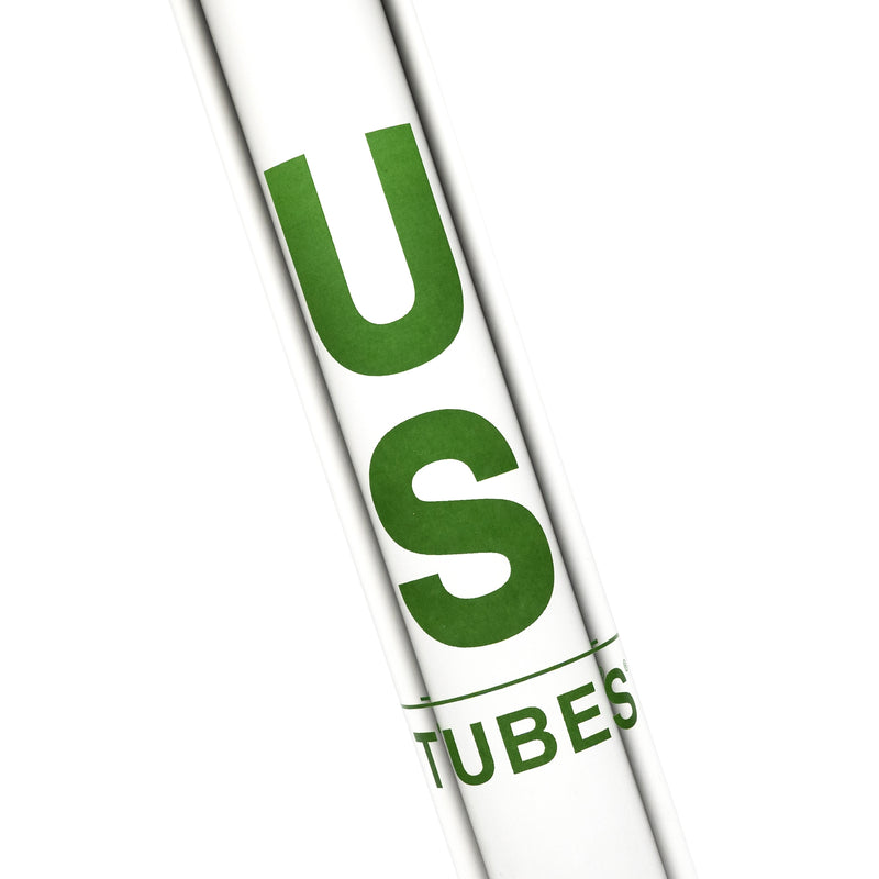 US Tubes - 20" Beaker 50x9 w/ 24mm Joint - Constriction - Green Vertical Label - The Cave