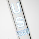 US Tubes - 20" Hybrid Fixed Circ Dome - 60x7 - White & Blue Vertical Label - The Cave