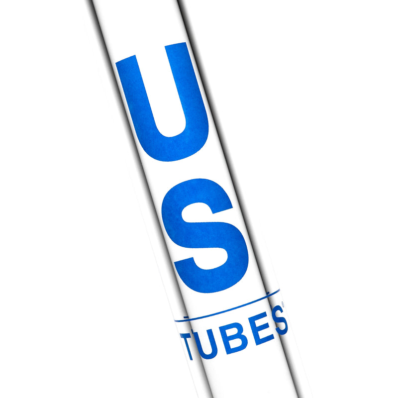 US Tubes - 20" Beaker 50x7 w/ 24mm Joint - Constriction - Blue Vertical Label - The Cave