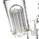 US Tubes - 18" Fixed Straight w/ Dry Catcher - 3 Slit/10 Arm - Silver Label - The Cave