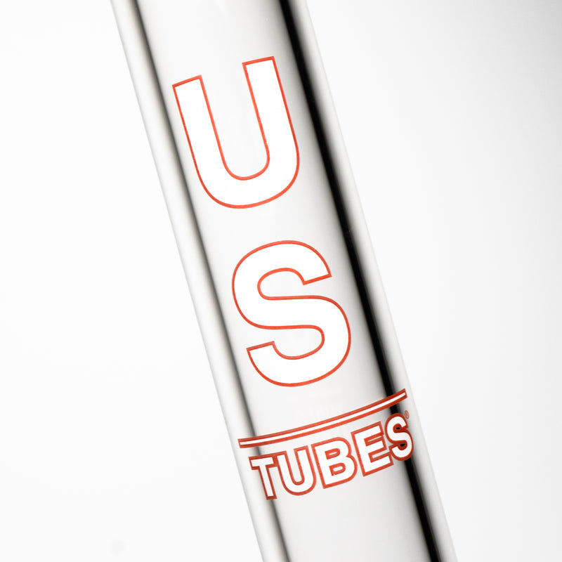 US Tubes - 20" Hybrid Fixed Circ Dome - 60x7 - White & Red Vertical Label - The Cave