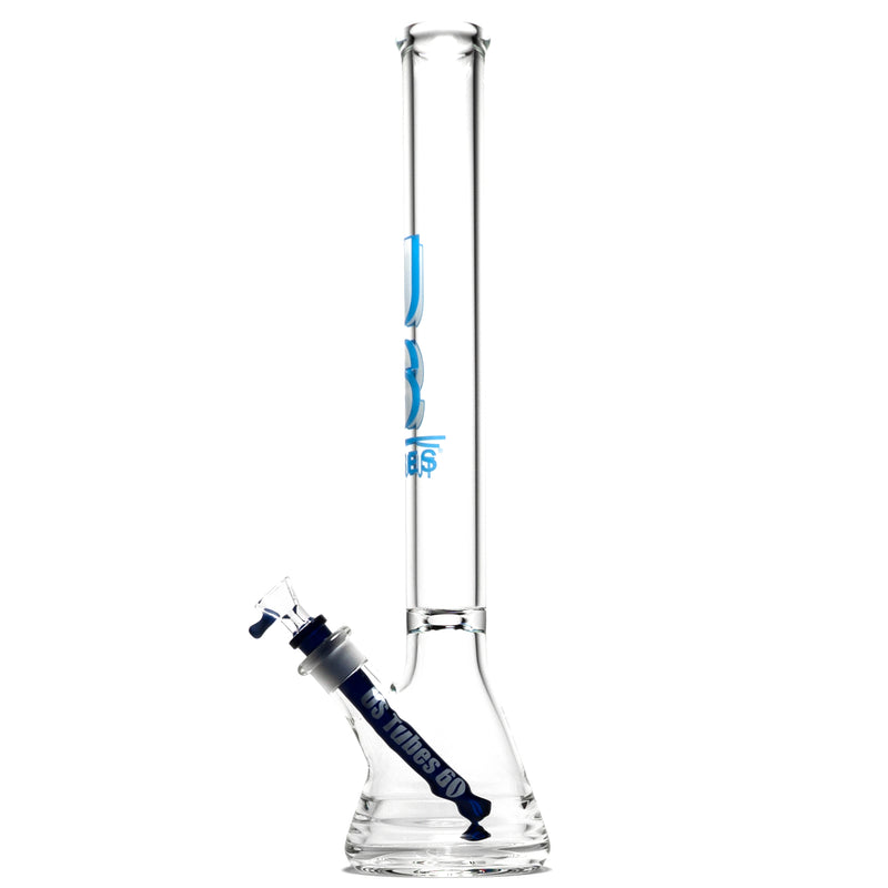 US Tubes - 20" Beaker 50x7 w/ 24mm Joint - Constriction - Light Blue Shadow Label - The Cave