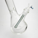 US Tubes - 18" Beaker 50x5 w/ 24mm Joint - White & Gray Vertical Label w/ Blue Handle Slide - The Cave