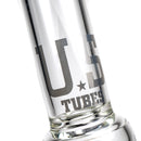 US Tubes - 18" Fixed Straight w/ Dry Catcher - 3 Slit/10 Arm - Silver Label - The Cave