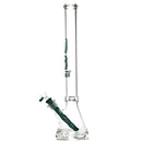 US Tubes - 20" Beaker 50x7 w/ 24mm Joint - Constriction - Teal Shadow Label - The Cave