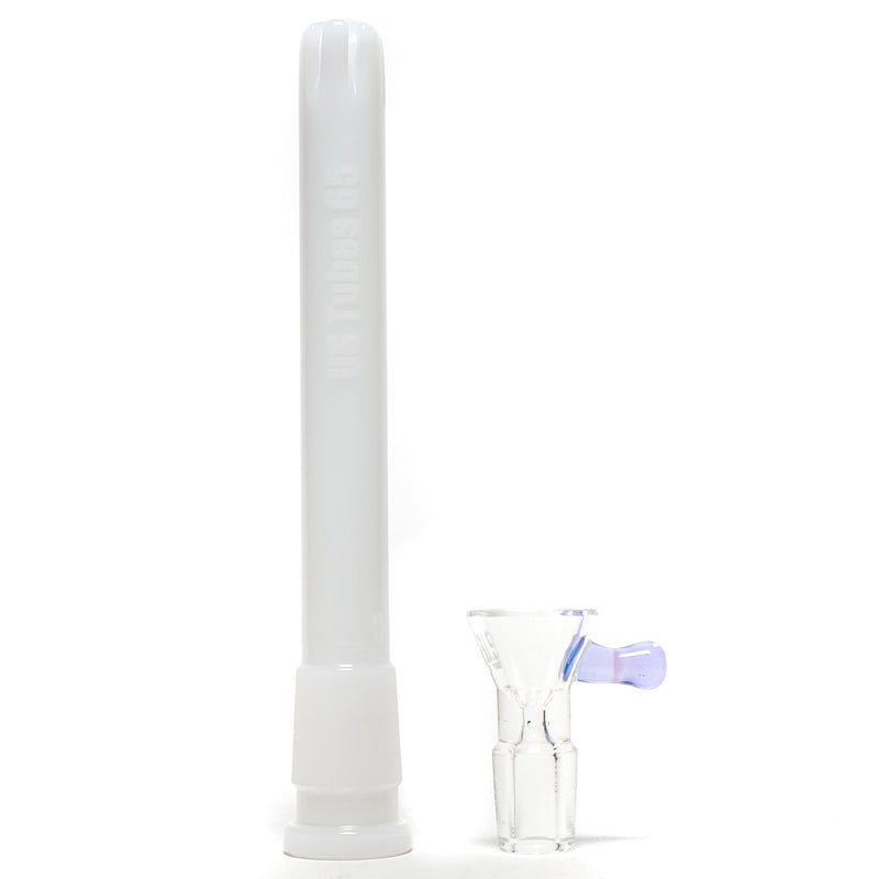 US Tubes - 30" Beaker w/ 24mm - 60x9 - Constriction - White Vertical Label - The Cave