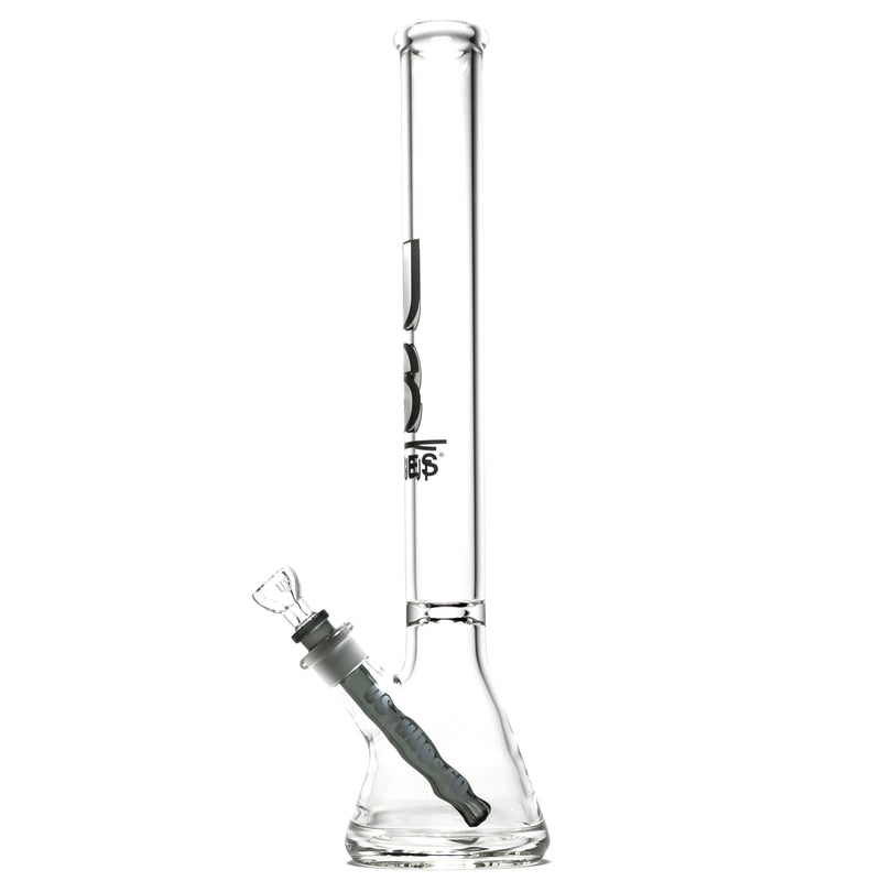 US Tubes - 20" Beaker 50x7 w/ 24mm Joint - Constriction - Grey Shadow Label - The Cave