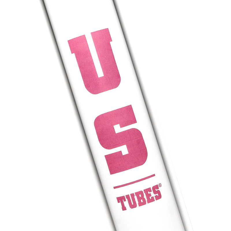 US Tubes - 17" Round Bottom 50x5 - Ice Pinch - Pink Classic Label - The Cave