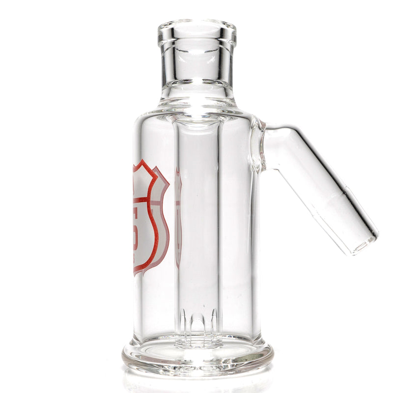 US Tubes - Ash Catcher - 18mm 45° - White & Red Highway Label - The Cave