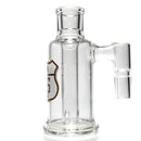 US Tubes - Ash Catcher - 18mm 45° - White & Brown Highway Label - The Cave