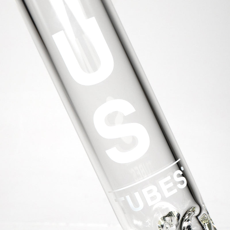 US Tubes - 14" Beaker 50x5 - Ice Pinch - White Vertical Label - The Cave