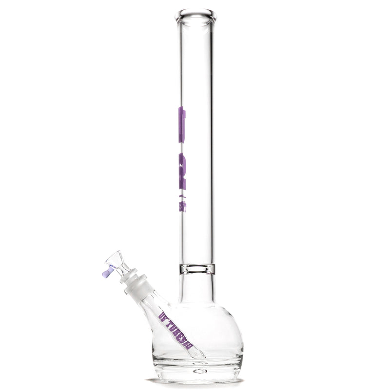 US Tubes - 20" Round Bottom 50x5 w/ 24mm Joint - Constriction - Purple Classic Label - The Cave