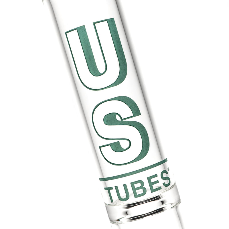 US Tubes - 12" Beaker 50x5 - Constriction - Teal Shadow Label - The Cave