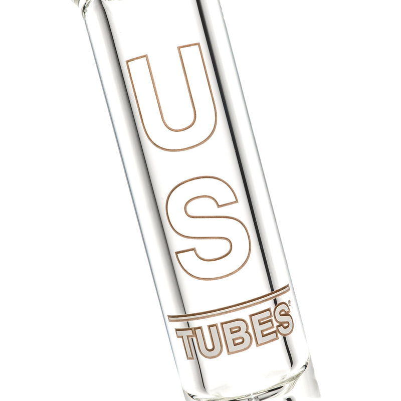 US Tubes - 12" Beaker 50x5 - Constriction - White & Brown Vertical Label - The Cave