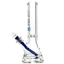 US Tubes - 12" Beaker 50x5 - Constriction - White & Blue Vertical Label - The Cave